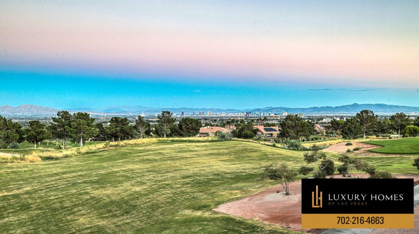 golf view at Sun City Summerlin Homes for Sale, 2220 Hot Oak Ridge Street, Las Vegas, NV 89134