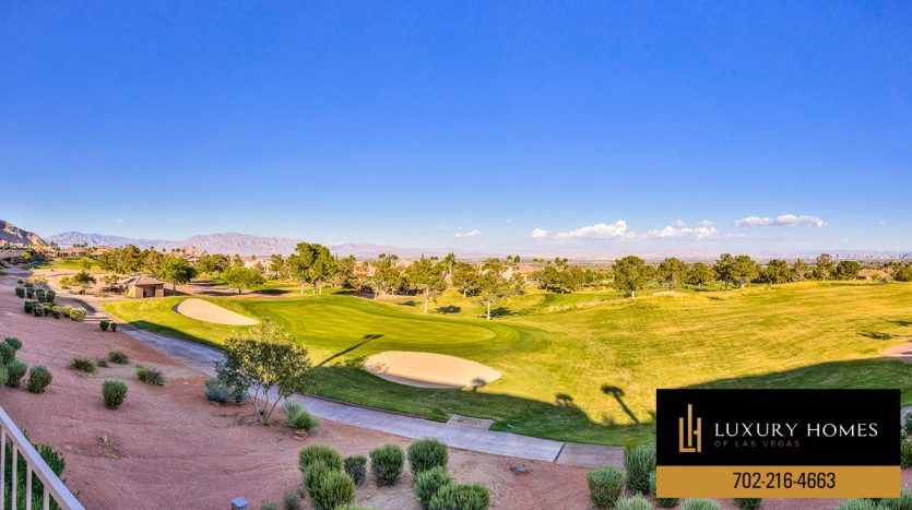 golf course view at Sun City Summerlin Homes for Sale, 2220 Hot Oak Ridge Street, Las Vegas, NV 89134