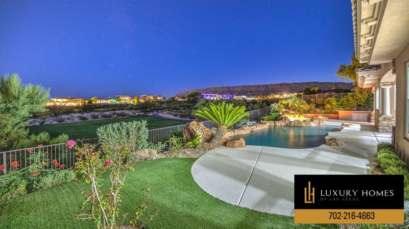 golf course view at The Ridges Las Vegas Homes for Sale, 35 Panorama Crest Avenue, Las Vegas, NV 89135