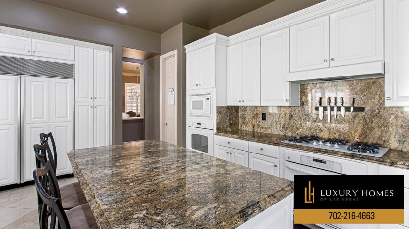 Kitchen at The Palisades Las Vegas Homes for Sale, 10204 Orkiney Drive, Las Vegas, NV 89144