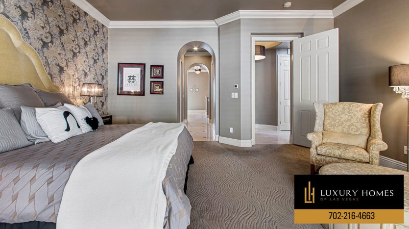 Bedroom at The Palisades Las Vegas Homes for Sale, 10204 Orkiney Drive, Las Vegas, NV 89144