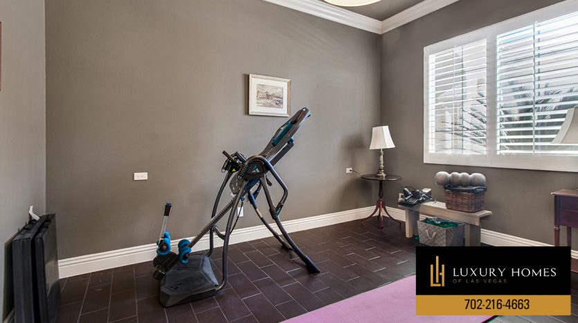 home gym at The Palisades Las Vegas Homes for Sale, 10204 Orkiney Drive, Las Vegas, NV 89144
