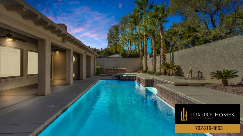 Pool at The Palisades Las Vegas Homes for Sale, 10204 Orkiney Drive, Las Vegas, NV 89144