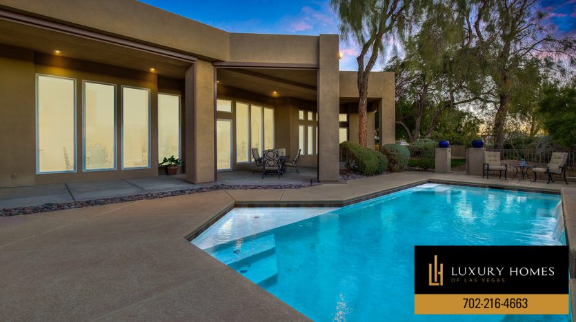 pool at Section 10 homes for sale, 8109 Via Del Cerro Court, Las Vegas