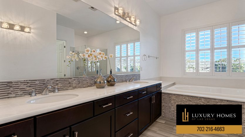 bathroom at Summerlin Luxury Home for sale, 775 Porto Mio Way, Las Vegas, NV 89138