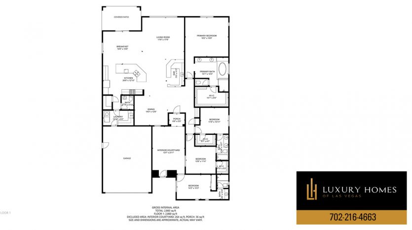 floor plan of Summerlin Luxury Home for sale, 775 Porto Mio Way, Las Vegas, NV 89138