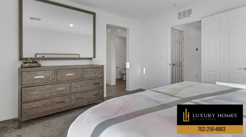 Bedroom at Summerlin home for sale, 11979 San Pablo Bay Street, Las Vegas, NV 89138