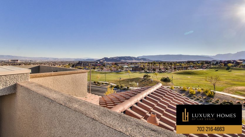 view from Summerlin home for sale, 11979 San Pablo Bay Street, Las Vegas, NV 89138