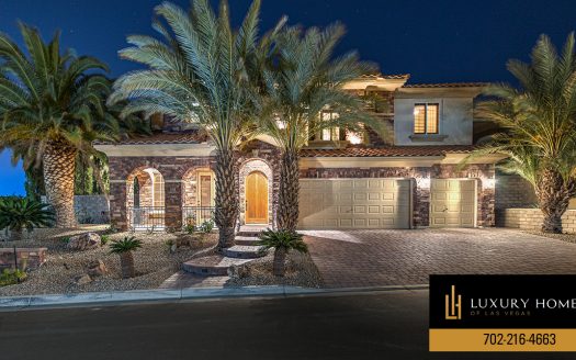 The Paseos Las Vegas Home for Sale, 937 Las Palomas Drive, Las Vegas, NV 89138