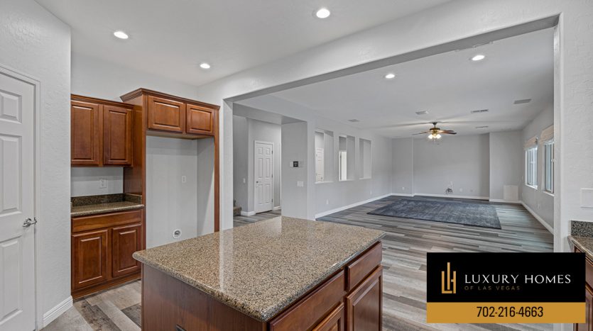 Kitchen at Henderson Luxury Home for Sale, 2579 Calanques, Henderson, NV 89044