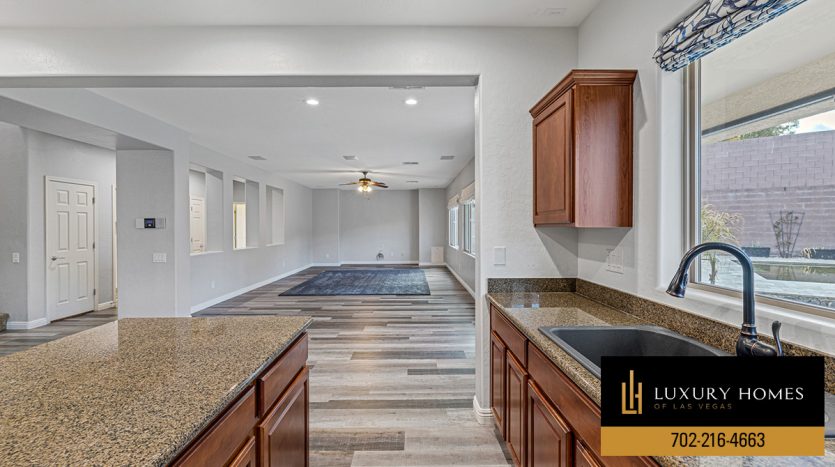 Kitchen at Henderson Luxury Home for Sale, 2579 Calanques, Henderson, NV 89044