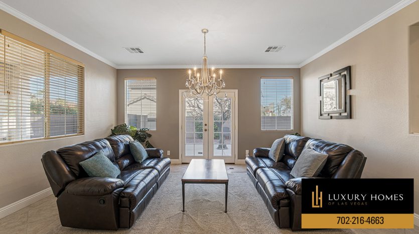 Living room at Lone Mountain Homes for Sale, 4108 Freel Peak Court, Las Vegas, NV 89129