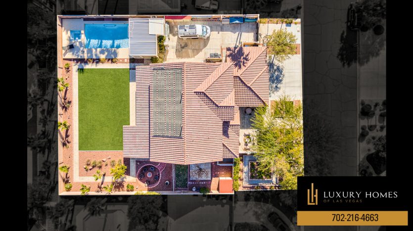droen view of Lone Mountain Homes for Sale, 4108 Freel Peak Court, Las Vegas, NV 89129