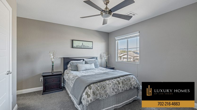 Bedroom at Summerlin Luxury Homes for Sale, 10539 Frosted Sky, Las Vegas NV 89135