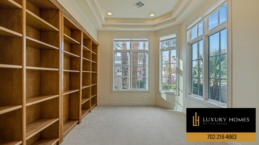 closets at The Lakes Las Vegas Home for Sale, 3016 Island View Court, Las Vegas, Nevada 89117