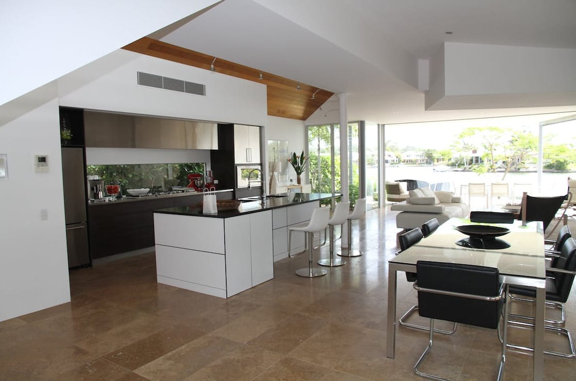large modern kitchen in a luxury home Las Vegas