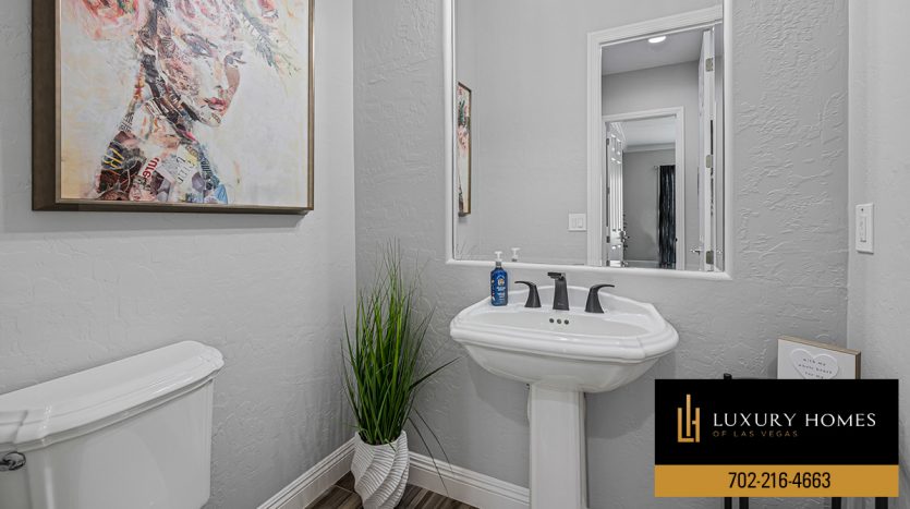 Bathroom at Anthem Highlands Home for Sale, 2777 Borthwick Avenue, Henderson, Nevada 89044