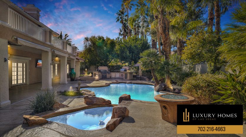 Pool at Green Valley Henderson Homes for Sale, 2205 Versailles Court, Henderson, Nevada 89074