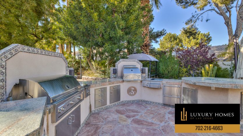 BBQ facility at Green Valley Henderson Homes for Sale, 2205 Versailles Court, Henderson, Nevada 89074