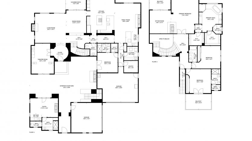 floor plan of Red Rock Country Club Home for Sale, 2475 Grassy Spring Place, Las Vegas, Nevada 89135